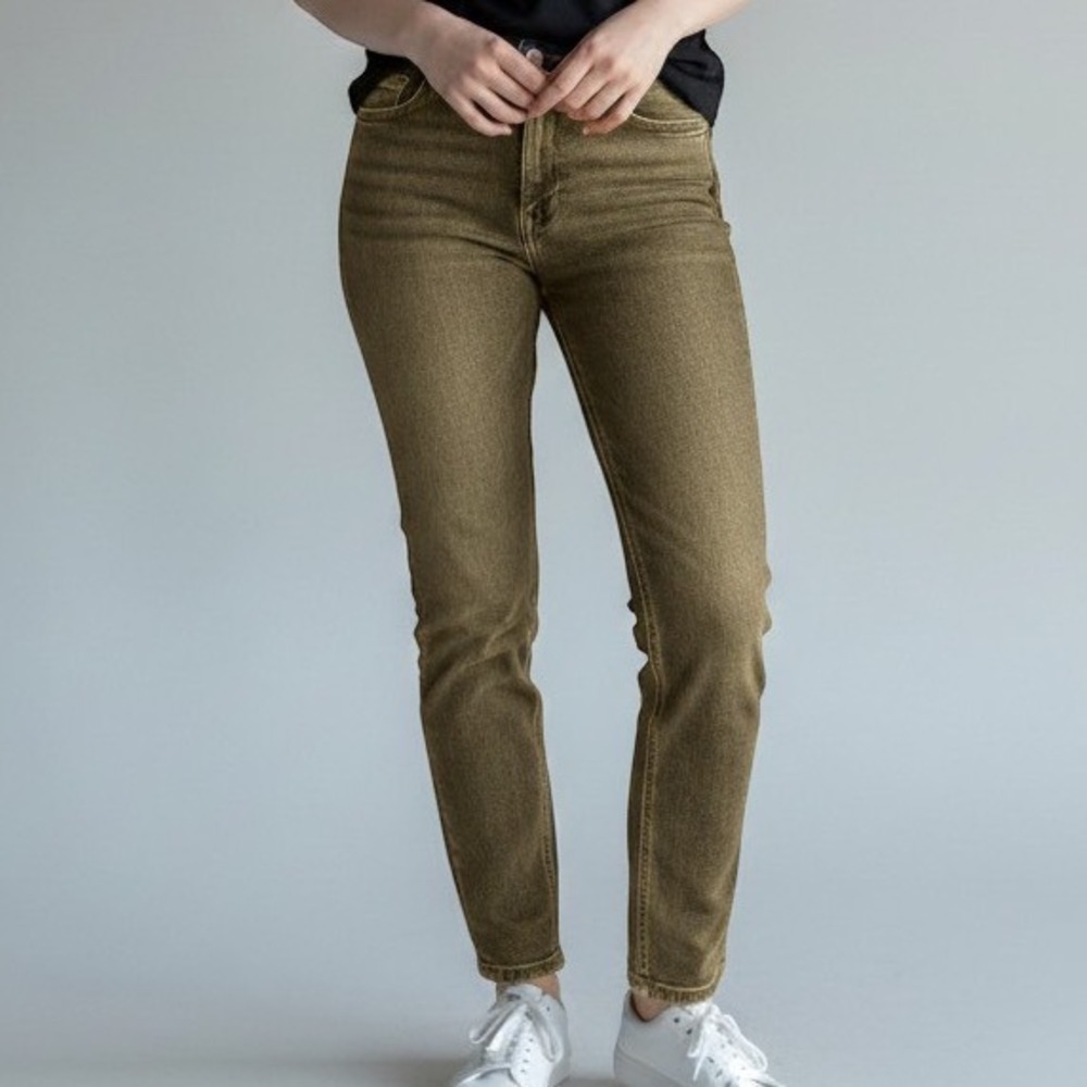Lauren Ralph Lauren Jeans Women 12 Gold Metallic Straight Leg RN 41381 Festive